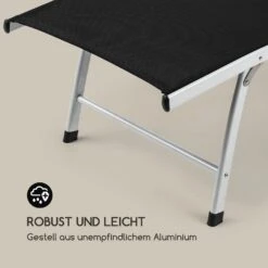 Sun Valley Sonnenliege Zusammenklappbar Kopfkissen Schwarz -Outdoor Grills Verkaufsgeschäft 10033307 de 0008 logo