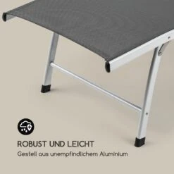Sun Valley Sonnenliege Zusammenklappbar Kopfkissen Grau -Outdoor Grills Verkaufsgeschäft 10033308 de 0008 logo