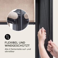 Pantheon Cortina Pavillon Mit Dach 3x6m 4 Seitenteile Beige -Outdoor Grills Verkaufsgeschäft 10033320 de 0005 logo