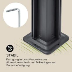 Pantheon Cortina Pavillon Mit Dach 3x6m 4 Seitenteile Grau -Outdoor Grills Verkaufsgeschäft 10033321 de 0006 logo