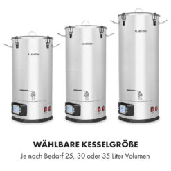 Maischfest Maischekessel 5 Teile 1500/3000W 35l LCD Edelstahl -Outdoor Grills Verkaufsgeschäft 10033341 de 0003 logo