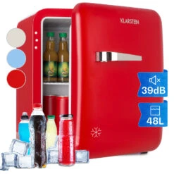 Audrey Mini Retro-Kühlschrank 48l 2 Ebenen