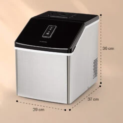 Clearcube Eiswürfelmaschine Klareis 13kg/24h Edelstahl Schwarz -Outdoor Grills Verkaufsgeschäft 10033350 yy 0011 dimensions