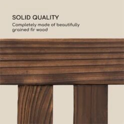 Murnau Gartenbank Flammenbehandeltes Tannenholz Braun -Outdoor Grills Verkaufsgeschäft 10033354 yy 0004 logo Blumfeldt Murnau Gartenbank Tannenholz braun