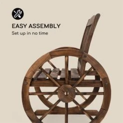 Murnau Gartenbank Flammenbehandeltes Tannenholz Braun -Outdoor Grills Verkaufsgeschäft 10033354 yy 0006 logo Blumfeldt Murnau Gartenbank Tannenholz braun