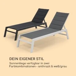 Renazzo Lounge Liegestuhl 70/30 PVC/PE Aluminium 6-Stufen Anthrazit -Outdoor Grills Verkaufsgeschäft 10033363 de 0006 logo