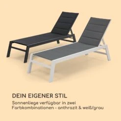 Renazzo Lounge Liegestuhl 70/30 PVC/PE Aluminium 6-Stufen Weiß Grau -Outdoor Grills Verkaufsgeschäft 10033364 de 0006 logo