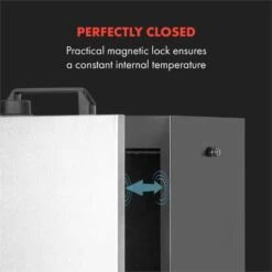 Flintstone Steel Räucherofen 1600 W Integriertes Thermometer Edelstahl -Outdoor Grills Verkaufsgeschäft 10033372 yy 0005 logo Klarstein Flintstone Steel Raeucherofen Edelstahl