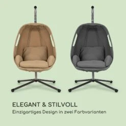 Bella Donna Hängesessel Sitzkissen 180g Polyester Dunkelgrau -Outdoor Grills Verkaufsgeschäft 10033374 de 0007 logo