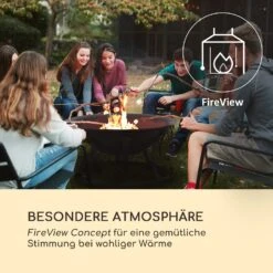 Pentos 2-in-1-Feuerschale Ø73cm Funkenschutz Ø60cm Grill Gusseisen -Outdoor Grills Verkaufsgeschäft 10033380 de 0003 logo