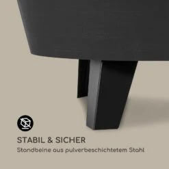 Nolana 2-in-1-Feuerschale Ø73cm Funkenschutz Ø64cm Grill Stahl Schwarz -Outdoor Grills Verkaufsgeschäft 10033383 de 0006 logo