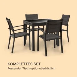 Torremolinos Gartenstühle 2 St. Aluminium ComfortMesh Dunkelgrau -Outdoor Grills Verkaufsgeschäft 10033404 de 0008 logo