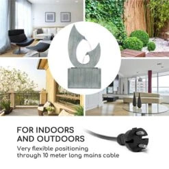 Trumpet Flow Gartenbrunnen 8W Verzinktes Metall LEDs Indoor & Outdoor -Outdoor Grills Verkaufsgeschäft 10033430 yy 0003 logo Blumfeldt Trumpet Flow Gartenbrunnen