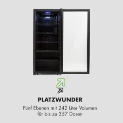 Beersafe 7XL Kühlschrank 242 Liter 5 Böden Panoramaglastür Edelstahl -Outdoor Grills Verkaufsgeschäft 10033436 de 0003 logo