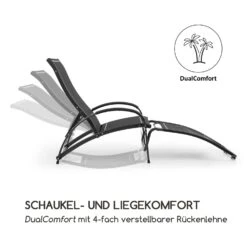Beverly Wood Sonnenliege Schaukelstuhl Aluminium Schwarz -Outdoor Grills Verkaufsgeschäft 10033453 de 0003 logo