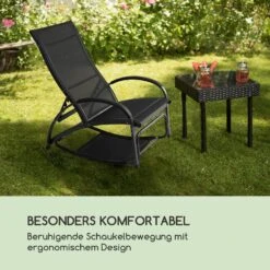 Beverly Wood Sonnenliege Schaukelstuhl Aluminium Schwarz -Outdoor Grills Verkaufsgeschäft 10033453 de 0005 logo