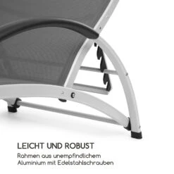 Beverly Wood Sonnenliege Schaukelstuhl Aluminium Grau -Outdoor Grills Verkaufsgeschäft 10033454 de 0006 logo