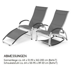 Beverly Wood Sonnenliege Schaukelstuhl Aluminium Grau -Outdoor Grills Verkaufsgeschäft 10033454 de 0009 logo