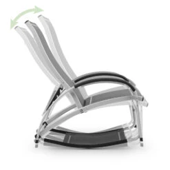 Beverly Wood Sonnenliege Schaukelstuhl Aluminium Grau -Outdoor Grills Verkaufsgeschäft 10033454 uk 0008 logo