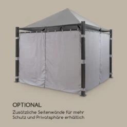 Pantheon Illumina Pavillon Mit Dach Polycarbonat Aluminium Schwarz -Outdoor Grills Verkaufsgeschäft 10033458 de 0004 logo