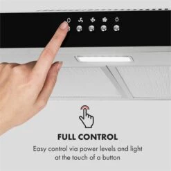 Contempo Unterbau-Dunstabzugshaube 60cm 175m³/h LED Edelstahl Acryl -Outdoor Grills Verkaufsgeschäft 10033470 uk 0008 logo Klarstein Contempo Unterbau Dunstabzugshaube reedit