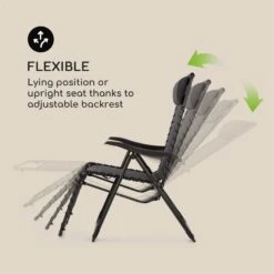 California Dreaming Sonnenliege, Polsterung, Stahlrahmen, Grau -Outdoor Grills Verkaufsgeschäft 10033475 yy 0005 logo Blumfeldt California Dreaming Sonnenliege grau