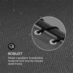 California Dreaming Sonnenliege, Polsterung, Stahlrahmen, Grau -Outdoor Grills Verkaufsgeschäft 10033475 yy 0006 logo Blumfeldt California Dreaming Sonnenliege grau