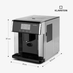 Eiszeit Eiswürfelmaschine Edelstahl 3 Eiswürfelgrößen Silber -Outdoor Grills Verkaufsgeschäft 10033478 yy 0011 dimensions