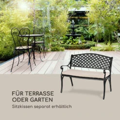 Pozzilli BL Gartenbank Aluminiumguss Witterungsbeständig Schwarz -Outdoor Grills Verkaufsgeschäft 10033486 de 0006 logo