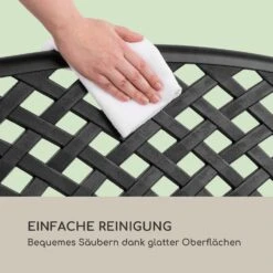 Pozzilli BL Gartenbank Aluminiumguss Witterungsbeständig Schwarz -Outdoor Grills Verkaufsgeschäft 10033486 de 0007 logo