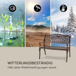Pozzilli AN Gartenbank Aluminiumguss Witterungsbeständig Antik-kupfer -Outdoor Grills Verkaufsgeschäft 10033488 de 0004 logo