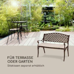 Pozzilli AN Gartenbank Aluminiumguss Witterungsbeständig Antik-kupfer -Outdoor Grills Verkaufsgeschäft 10033488 de 0006 logo