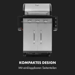 Gazooka 3.0T BBQ Grill 3x3kW Brenner 4 Rollen Edelstahl -Outdoor Grills Verkaufsgeschäft 10033533 de 0003 logo