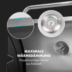 Gazooka 3.0T BBQ Grill 3x3kW Brenner 4 Rollen Edelstahl -Outdoor Grills Verkaufsgeschäft 10033533 de 0007 logo