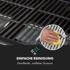 Gazooka 3.0T BBQ Grill 3x3kW Brenner 4 Rollen Edelstahl -Outdoor Grills Verkaufsgeschäft 10033533 de 0010 logo