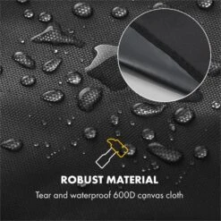 Gazooka 3.0T Wetterschutzhaube 600D Canvas 30/70% PE/PVC Schwarz -Outdoor Grills Verkaufsgeschäft 10033536 yy 0005 logo Klarstein Gazooka 3 0T Wetterschutzhaube schwarz