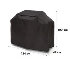 Gazooka 3.0T Wetterschutzhaube 600D Canvas 30/70% PE/PVC Schwarz -Outdoor Grills Verkaufsgeschäft 10033536 yy 0006 logo Klarstein Gazooka 3 0T Wetterschutzhaube schwarz