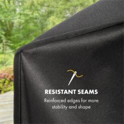 Hot & Hot Wetterschutzhaube 600D Canvas 30/70% PE/PVC Schwarz -Outdoor Grills Verkaufsgeschäft 10033537 yy 0004 logo Klarstein Hot and Hot Wetterschutzhaube schwarz