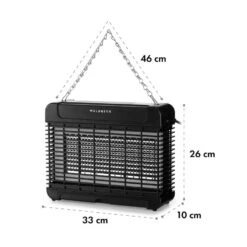 Mosquito Ex 5500 13W 150m² LEDs Auffangschale Kette Schwarz -Outdoor Grills Verkaufsgeschäft 10033561 yy 0010 logo Waldbeck Mosquito Ex 5500 Insektenvernichter 150m