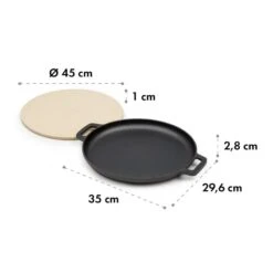 Tomahawk 3.1 S Brat & Back-Set Pfanne Pizzastein Ø29 Cm -Outdoor Grills Verkaufsgeschäft 10033568 yy 0006 logo Klarstein Tomahawk Brat and Back Set