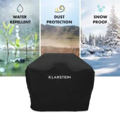 Tomahawk 3.1 S Wetterschutzhaube 300D Canvas 30/70% PE/PVC Schwarz -Outdoor Grills Verkaufsgeschäft 10033569 yy 0005 logo Klarstein Tomahawk S Wetterschutzhaube schwarz