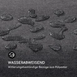 Aruba Hollywoodschaukel Sonnendach 130cm 2-Sitzer Massivholz Grau -Outdoor Grills Verkaufsgeschäft 10033574 de 0008 logo