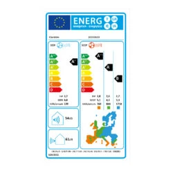 Windwaker Eco Split-Klimaanlage 9.000 BTU/2,7 KW Luftdurchsatz 610 M³/h Max. A++ -Outdoor Grills Verkaufsgeschäft 10033600 energy label