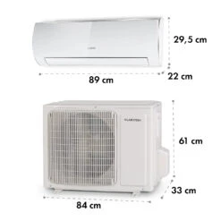 Windwaker Eco Split-Klimaanlage 12.000 BTU/3,5 KW Luftdurchsatz 680 M³/h Max. A++ -Outdoor Grills Verkaufsgeschäft 10033601 yy 0007 dimensions