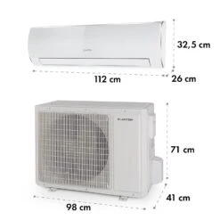 Windwaker Eco Split-Klimaanlage 24000 BTU/7 KW Luftdurchsatz 1250 M³/h -Outdoor Grills Verkaufsgeschäft 10033603 yy 0007 dimensions