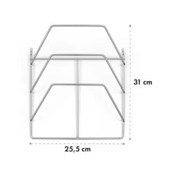 Vendetta 3.0 TI Rack Verchromter Stahl Einfach Anzubringen Zubehör -Outdoor Grills Verkaufsgeschäft 10033618 yy 0004 logo Klarstein Vendetta TI Rack