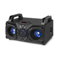 MDJ95 Party Station Bluetooth USB/SD/AUX Akku Schwarz -Outdoor Grills Verkaufsgeschäft 10033633 yy 0008 front MDJ95 PartyStation 100W with batt