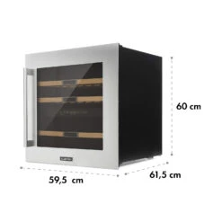 Vinsider 36 Weinkühlschrank 2 Kühlzonen 5-22°C 85l Edelstahl -Outdoor Grills Verkaufsgeschäft 10033682 yy 0008 logo