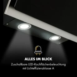 Alessia Dunstabzugshaube Kopffreihaube 350 M³/h Push Control Schwarz -Outdoor Grills Verkaufsgeschäft 10033697 de 0007 logo