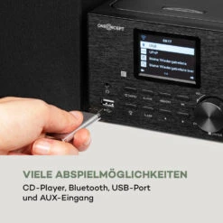 Streamo Stereoanlage Mit Internetradio WLAN DAB+ UKW CD-Player BT 18 Streamo Stereoanlage Mit Internetradio WLAN DAB+ UKW CD-Player BT -Outdoor Grills Verkaufsgeschäft 10033704 de 0007 logo